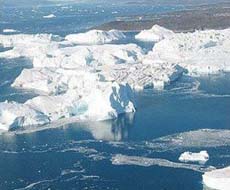 Diện tích băng ở Bắc Cực giảm kỷ lục vào mùa hè
